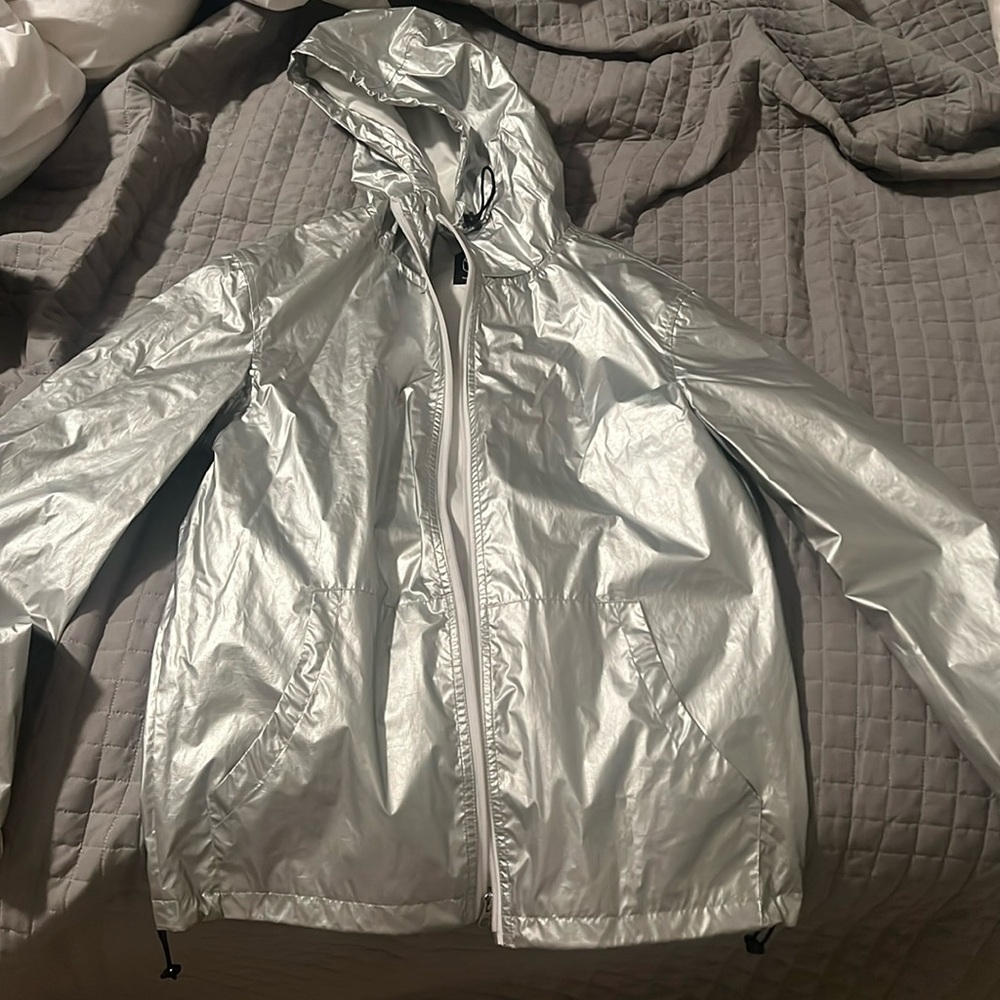 Original use Silver rain jacket